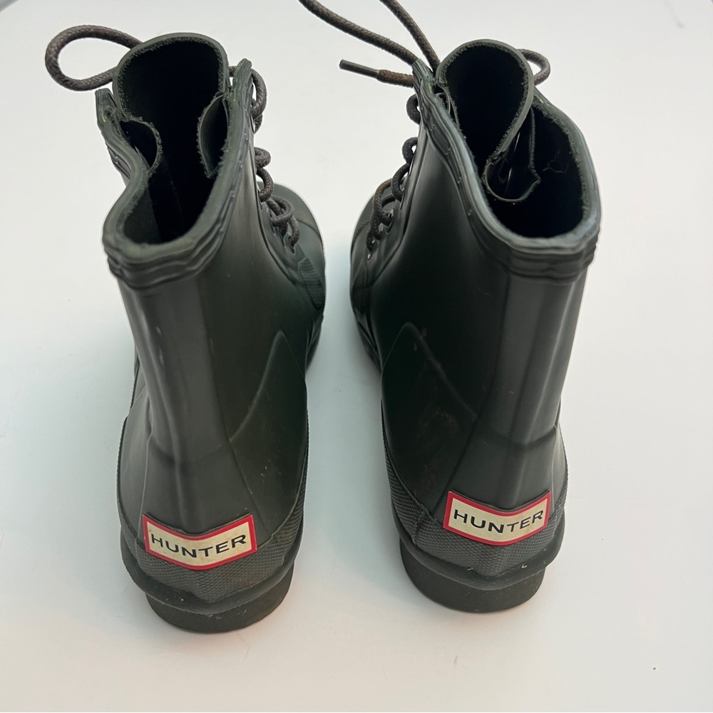 Hunter Rubber Rain Boots, Men Size 11 - Picture 4 of 7